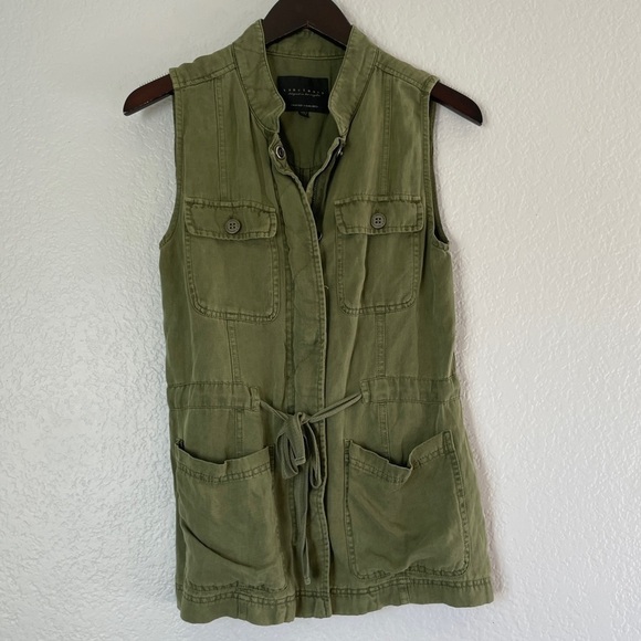 SANCTUARY Canyon Military Vest Green XS - Picture 4 of 8